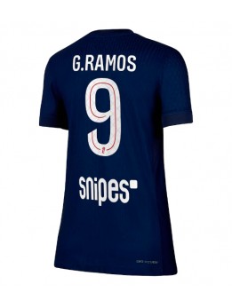 Billige Paris Saint-Germain Goncalo Ramos #9 Hjemmedrakt Dame 2025-26 Kortermet